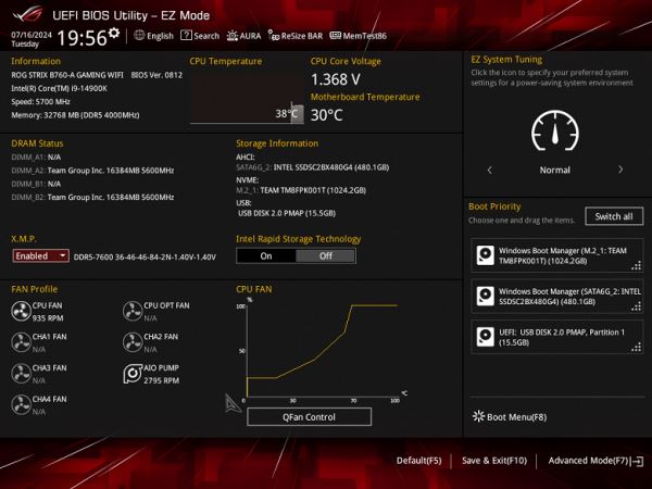 Обзор материнской платы Asus ROG Strix B760-A Gaming WiFi на чипсете Intel B760