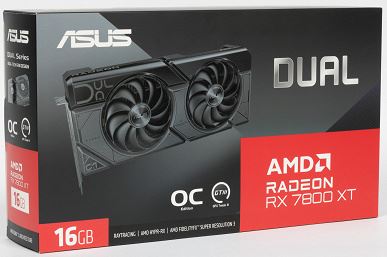 Обзор видеокарты Asus Dual Radeon RX 7800 XT OC (16 ГБ)