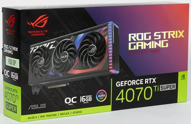 Обзор видеокарты Asus ROG Strix GeForce RTX 4070 Ti Super OC (16 ГБ)