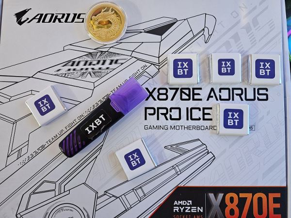 Обзор материнской платы Gigabyte X870E Aorus Pro Ice на чипсете AMD X870E