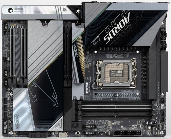 Обзор материнской платы Gigabyte Z890 Aorus Master на чипсете Intel Z890